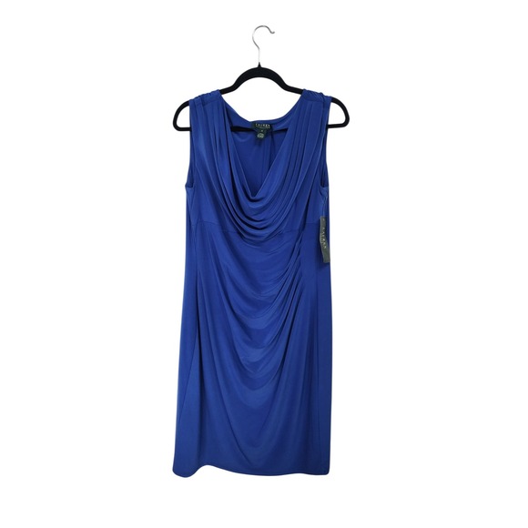 Lauren Ralph Lauren Dresses & Skirts - Lauren Ralph Lauren Sheath Dress Womens‎ 18 Blue New With Tags
